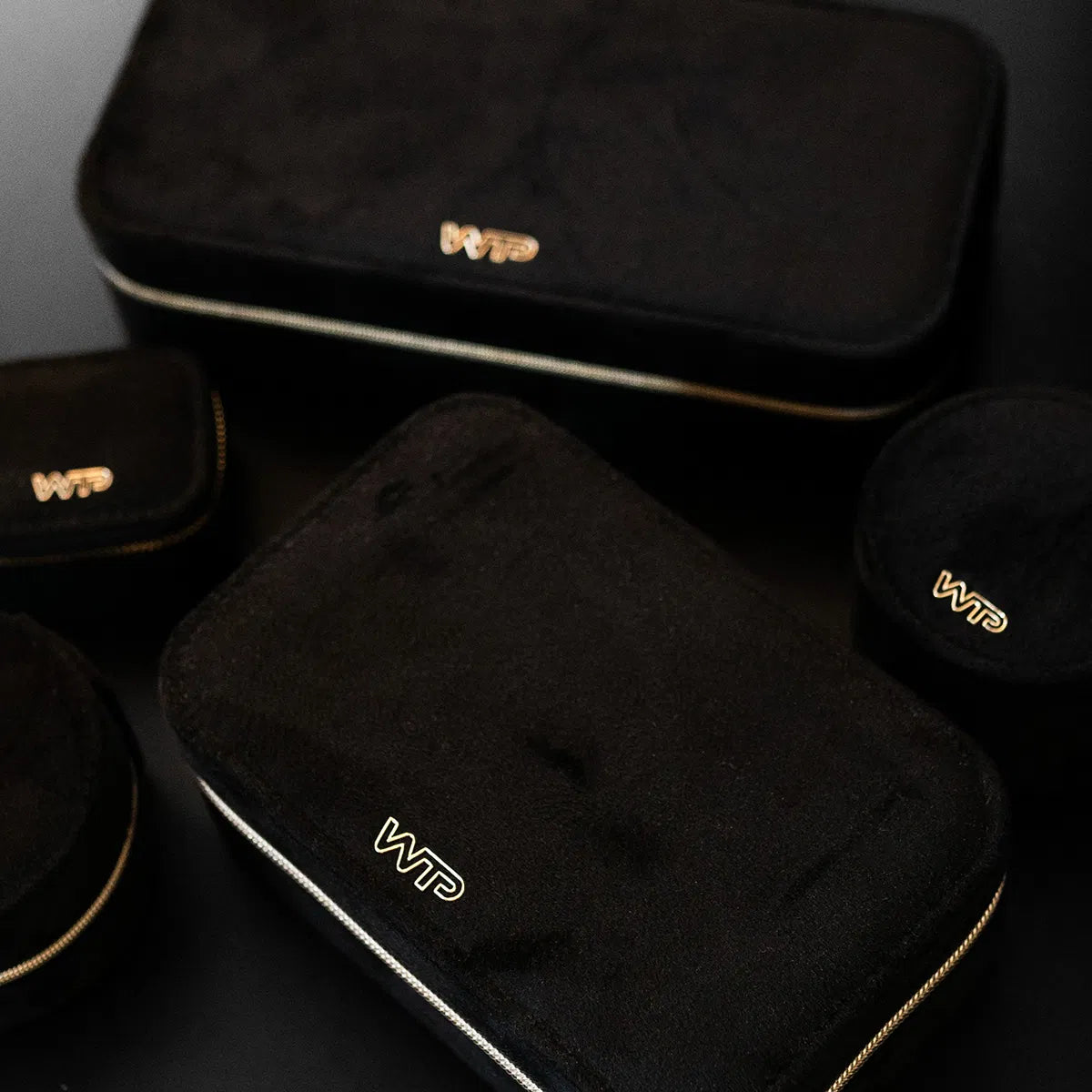 Boîte à bijoux carrée Noire