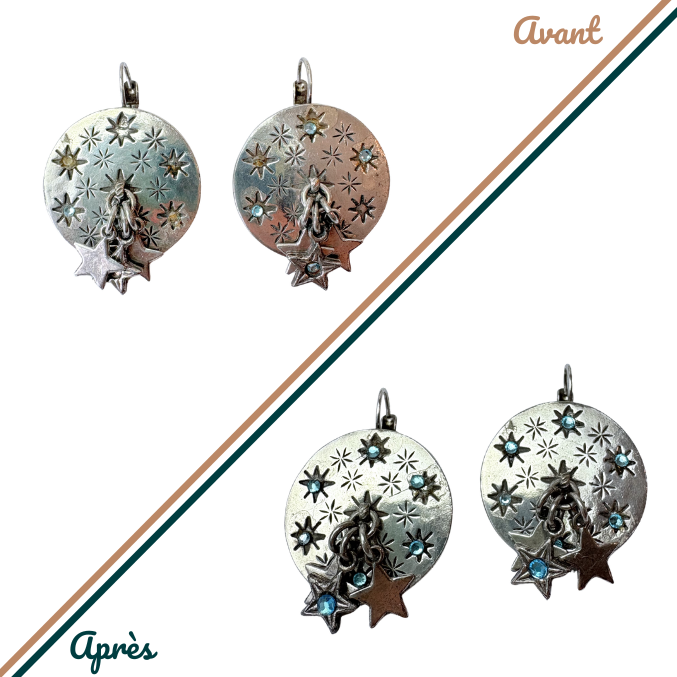 Remettre ou ajouter strass - Boucles