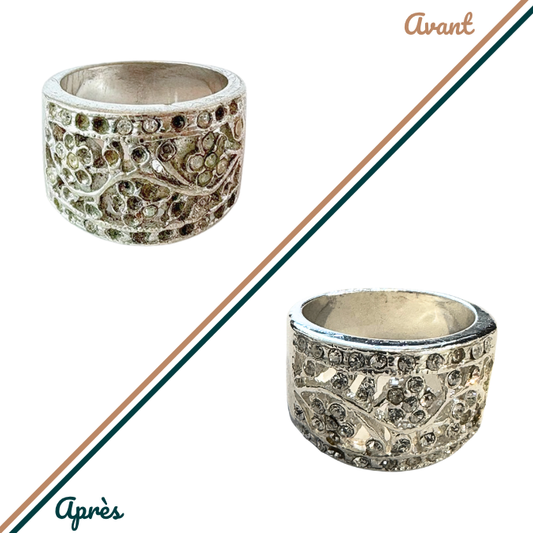 Remettre ou ajouter strass - Bague