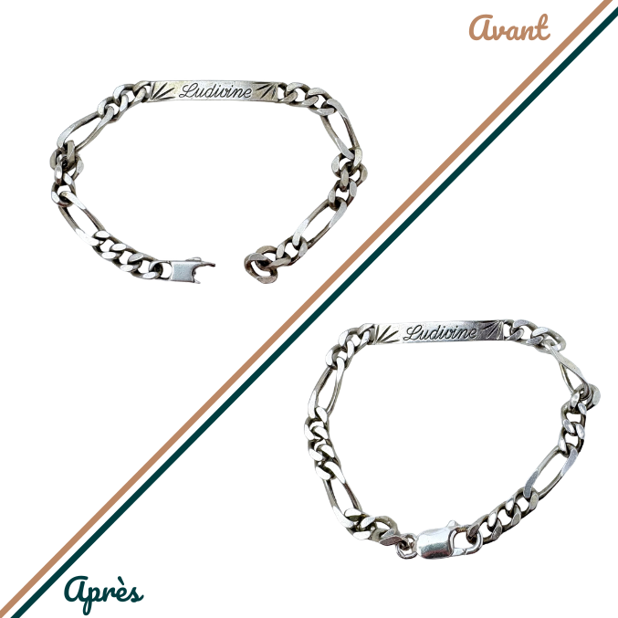 Changer le fermoir - Bracelet chaîne