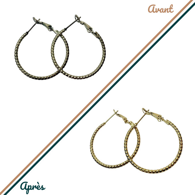 Redorer / Réargenter - Boucles