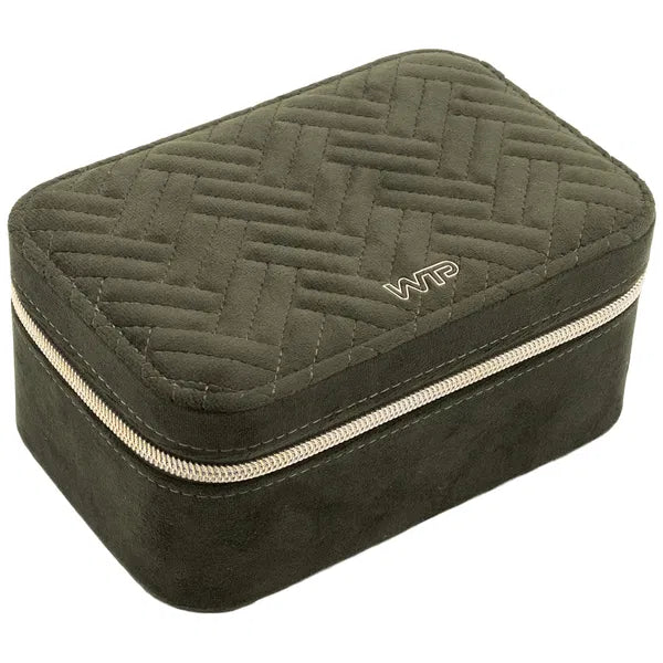 Boîte à Bijoux Rectangulaire kaki – Rangement Élégant et Protection Optimale