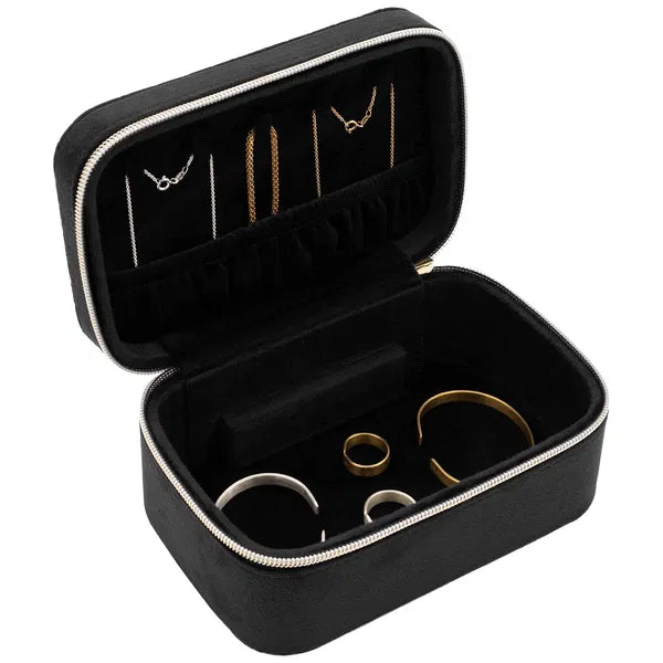 Boîte à bijoux rectangulaire Noire