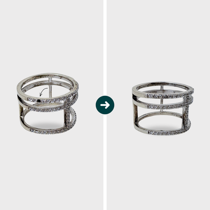 Remettre ou ajouter un ou plusieurs strass - Bague