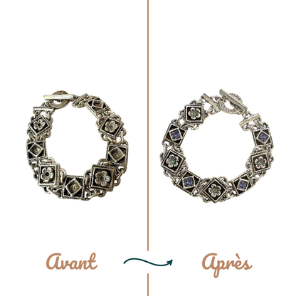 Remettre ou ajouter strass - Bracelet chaîne