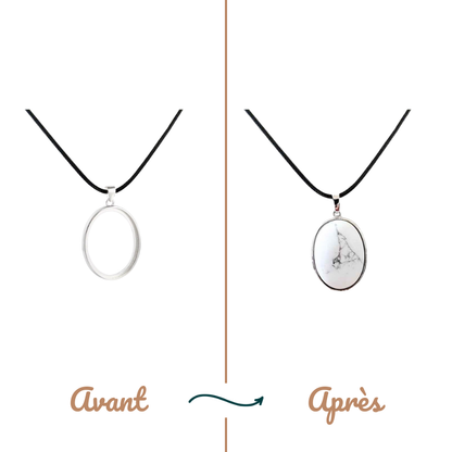 Remettre ou ajouter une pierre - Collier cordon