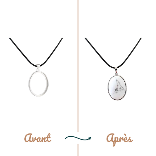 Remettre ou ajouter une pierre - Collier cordon
