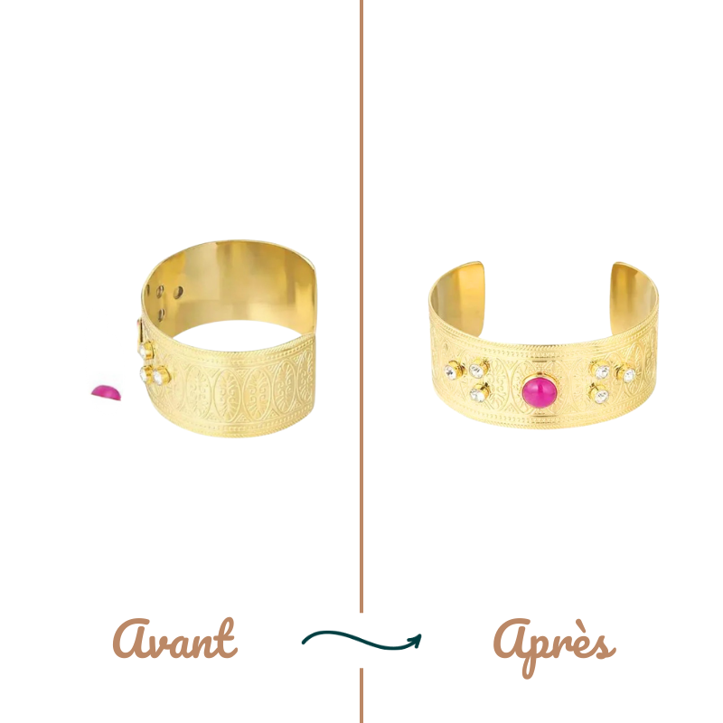 Remettre ou ajouter une pierre - Manchette/Jonc
