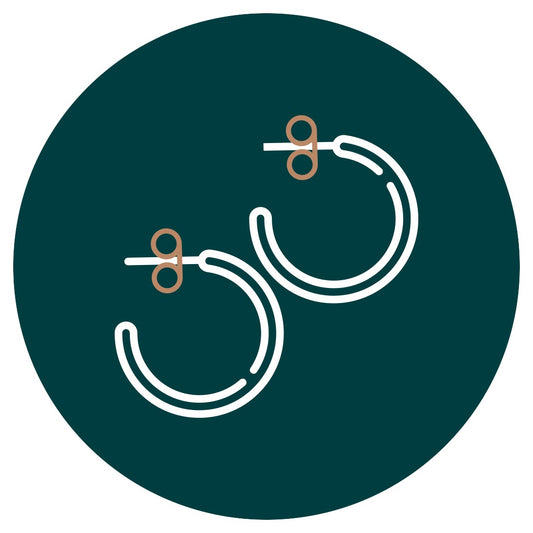Icône de la réparation de bijoux changement des arrières/poussettes pour faire réparer des boucles d'oreilles