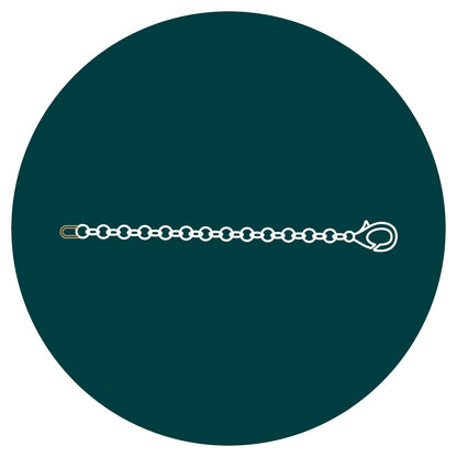 Icône de la réparation de bijoux remontage avec anneau pour bracelet en chaîne