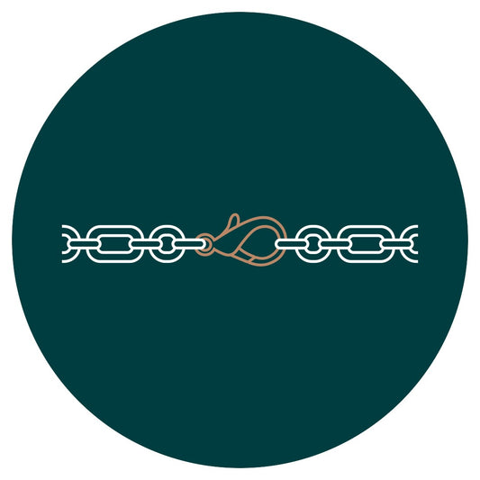 Icône de la réparation de bijoux remplacement de fermoir pour réparer les bracelets en chaîne et réparer les colliers en chaîne