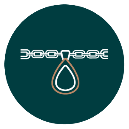Icône de la réparation de bijoux sertissage de pierre naturelle pour réparer un collier en chaîne 