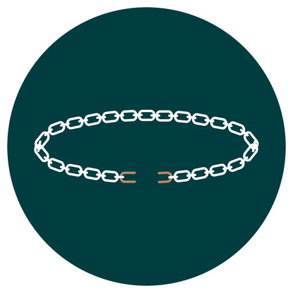 Icône de la réparation de bijoux soudure de chaîne pour bracelet en chaîne