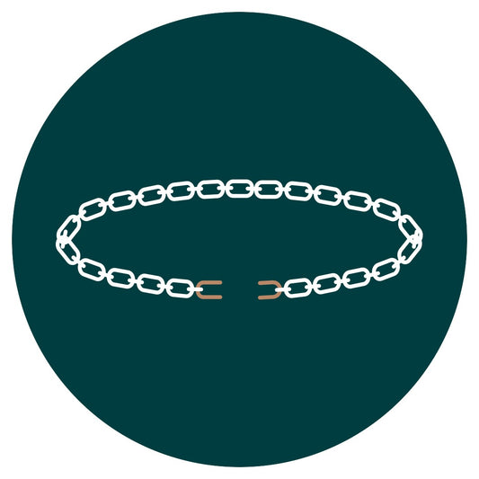 Icône de la réparation de bijoux soudure de chaîne pour bracelet en chaîne