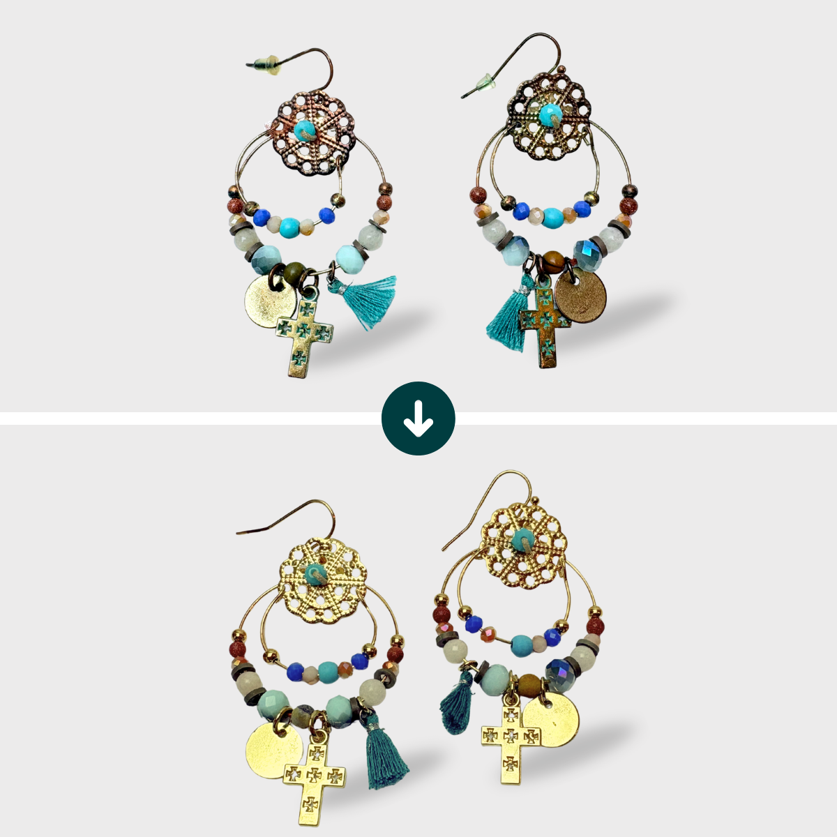 Redorer ou Réargenter - Boucles