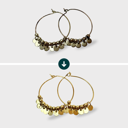 Redorer ou Réargenter - Boucles