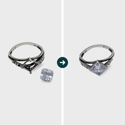 Remettre une pierre - Bague