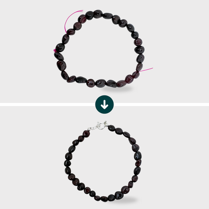 Renfiler les perles - Bracelet