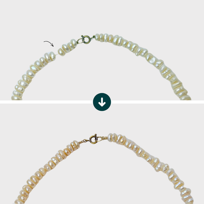 Renfiler les perles - Collier