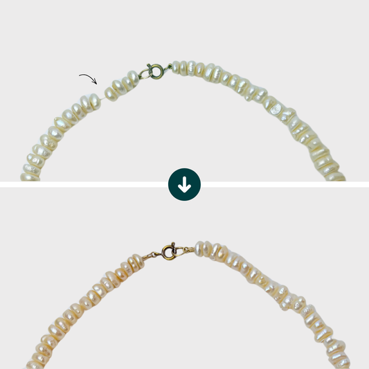 Renfiler les perles - Collier