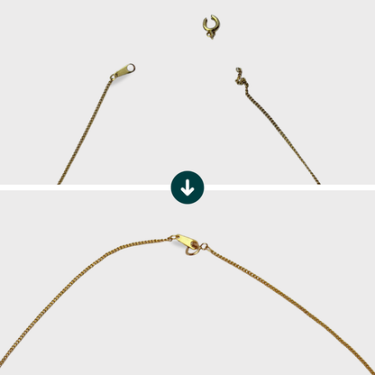 Changer le fermoir - Collier chaîne