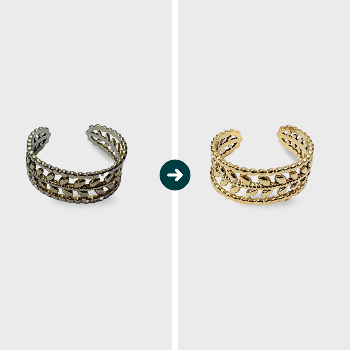 Redorer ou Réargenter - Bague
